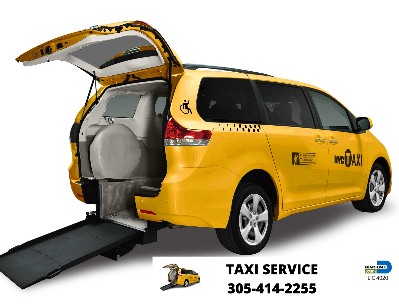 Taxi Service Miami     Special Handicap Service Lic 4020